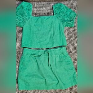 Old Navy Green Kids Matching Set